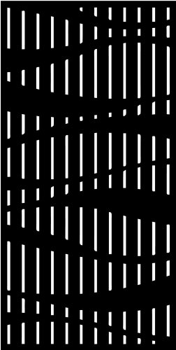 Designová kovová výplň, laserem vypálený vzor 9342, rozměr 1000x2000x2,0mm, bez povrchové úpravy